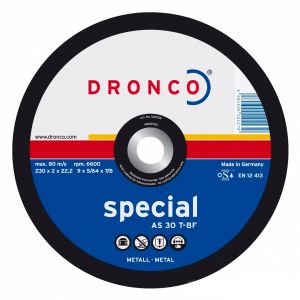 Отрезной круг по металлу универсальный DRONCO AS 30 T ,  230 мм, 1231055 ― DRONCO SHOP