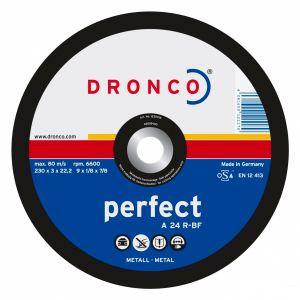 Отрезной диск по металлу DRONCO A 24 R  1110015 ― DRONCO SHOP