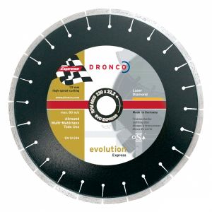 Алмазный отрезной круг, сухой рез, универсальный DRONCO Evo.Express, evolution, Ø 125 мм, 4120614 ― DRONCO SHOP