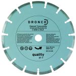 Алмазный отрезной круг, сухой рез, универсальный, DRONCO ST-7, quality, ø 115 мм, 4110485