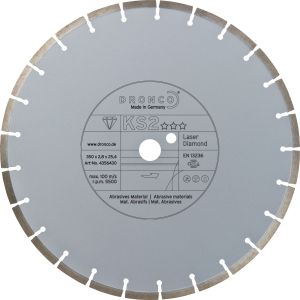 Алмазный отрезной круг, сухой рез, DRONCO LT+N176, ø 250 мм, для станков 4256430 ― DRONCO SHOP